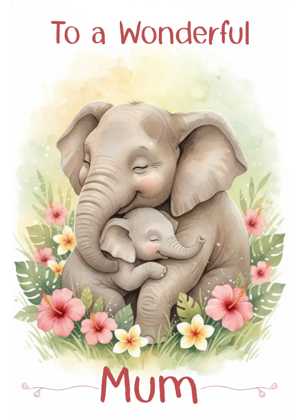 Mothers Day Elephants - free ecard